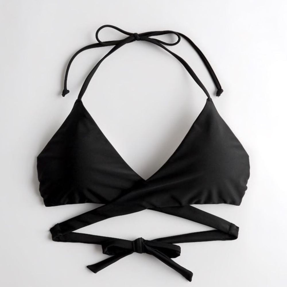 Hollister Wrap Triangle bikini top size xl